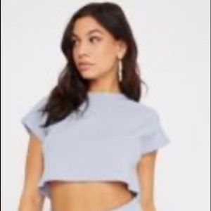 Blue Crop Top